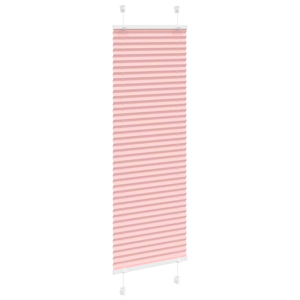 Thumbnail - vidaXL Plissee Rosa 45x100 cm Stoffbreite 44,4 cm Polyester