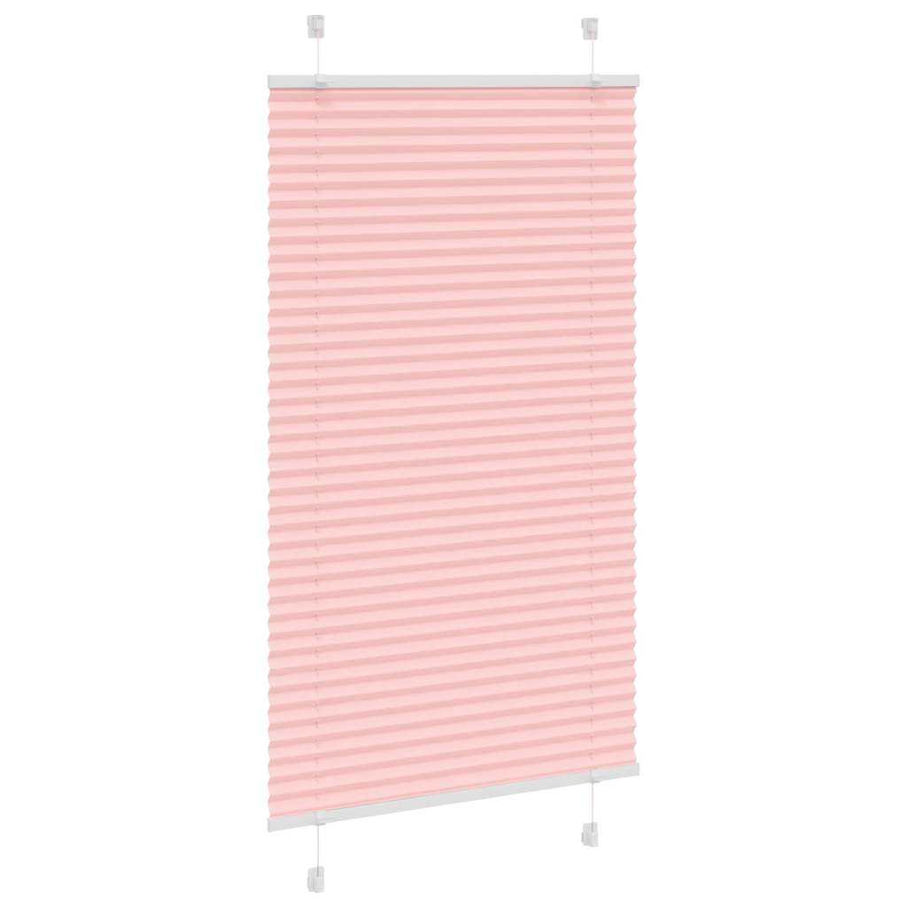 Thumbnail - vidaXL Plissee Rosa 75x100 cm Stoffbreite 74,4 cm Polyester