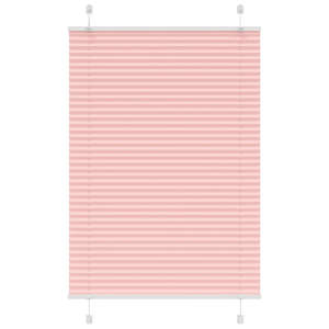Plisovaná roleta růžová 85x100 cm Šířka látky 84,4 cm Polyester - obrázek 1