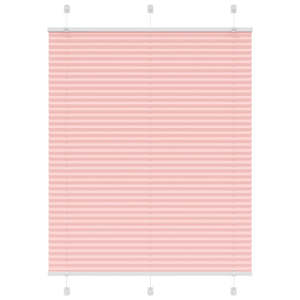 Plisovaná roleta růžová 105x100cm Šířka látky 104,4cm Polyester - obrázek 1