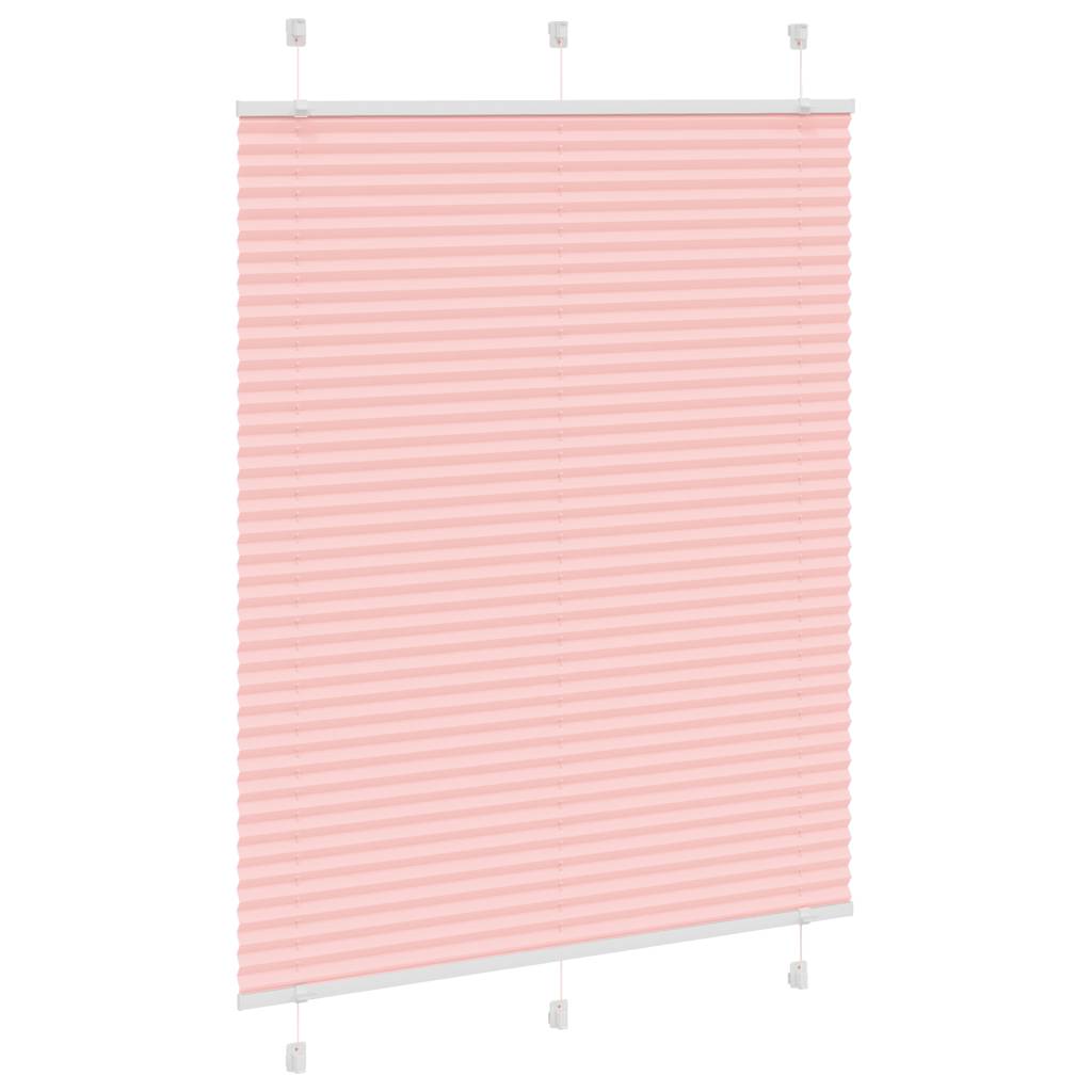 Thumbnail - vidaXL Plissee Rosa 105x100 cm Stoffbreite 104,4 cm Polyester
