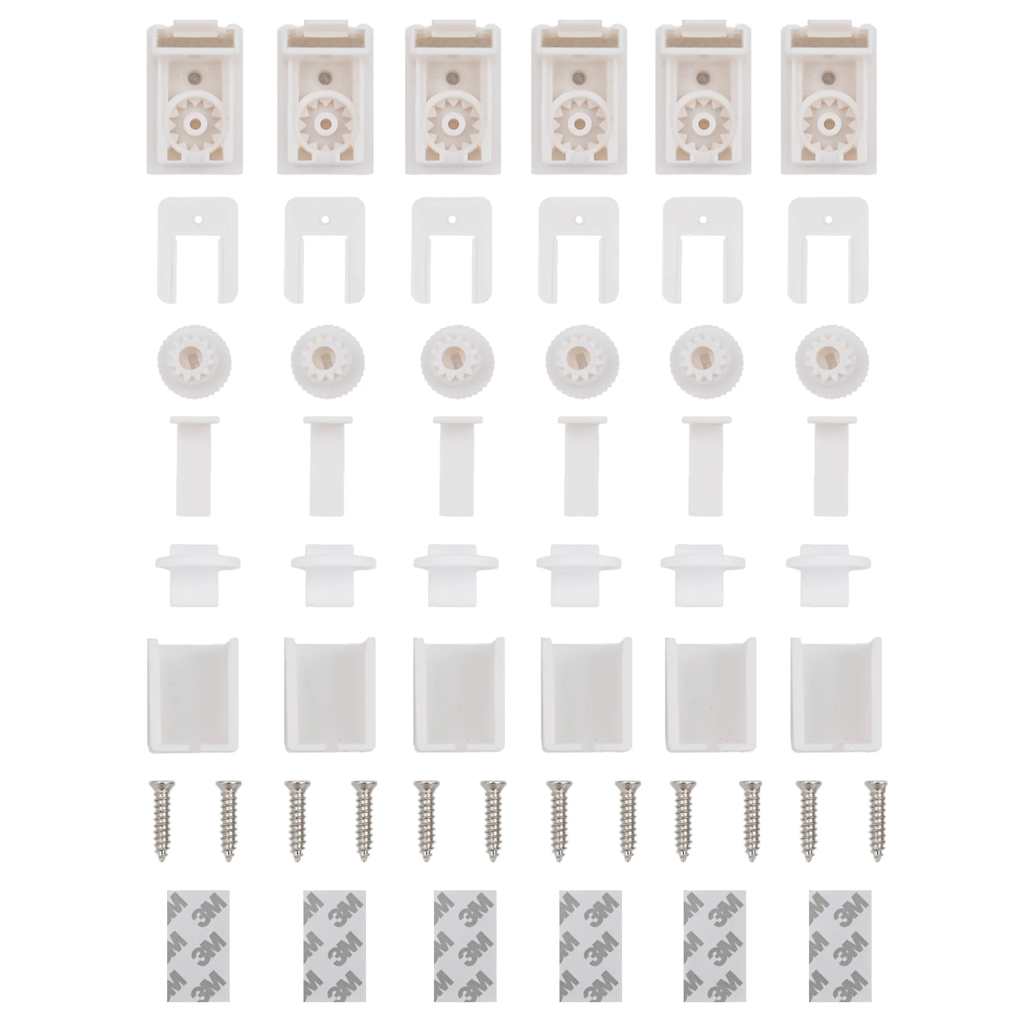 Plissé rolgordijn 115x100cm stofbreedte 114,4cm polyester roze image 12