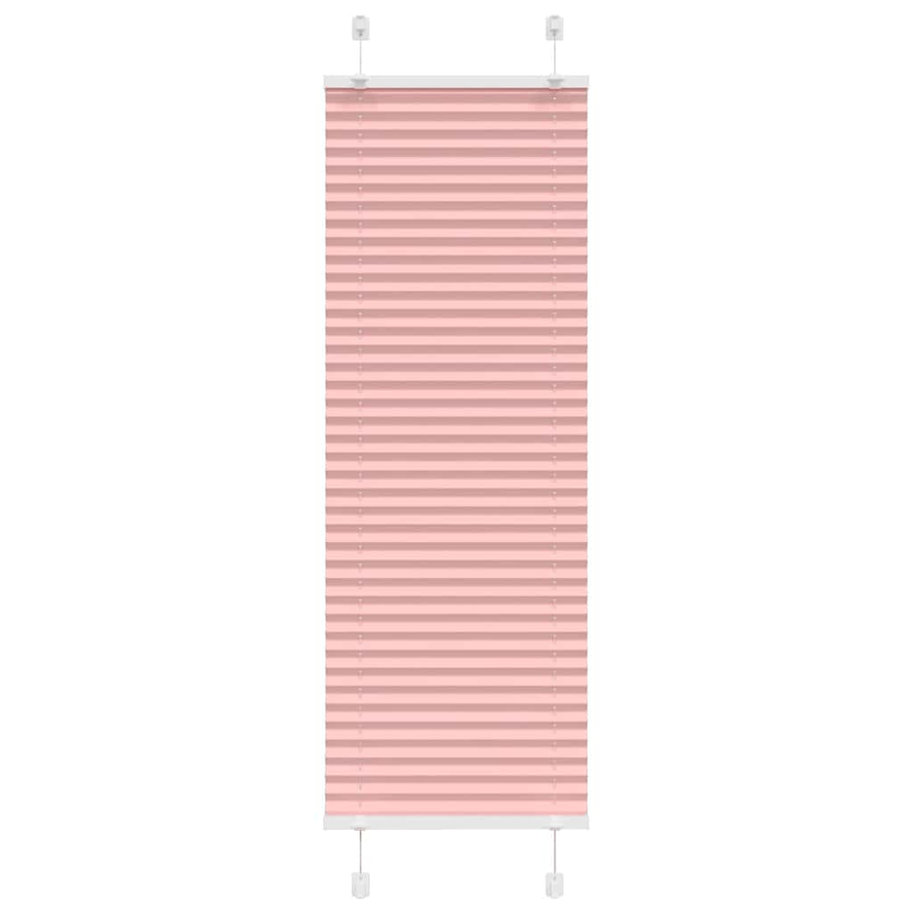 vidaXL Plissee Rosa 40x150 cm Stoffbreite 39,4 cm Polyester