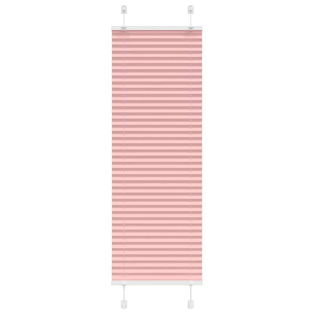 vidaXL Plissee Rosa 45x150 cm Stoffbreite 44,4 cm Polyester