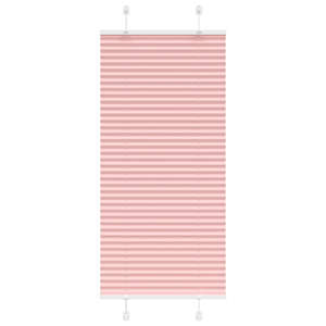 Plisirana zavesa roza 65x150 cm širina blaga 64,4 cm poliester