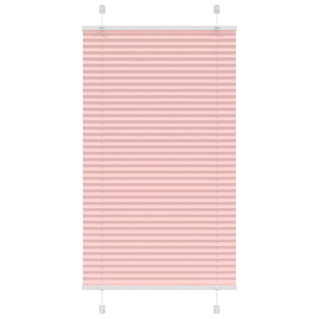 vidaXL Plissee Rosa 70x150 cm Stoffbreite 69,4 cm Polyester