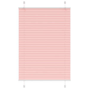 Plisovaná roleta růžová 100x150cm Šířka látky 99,4cm Polyester - obrázek 1