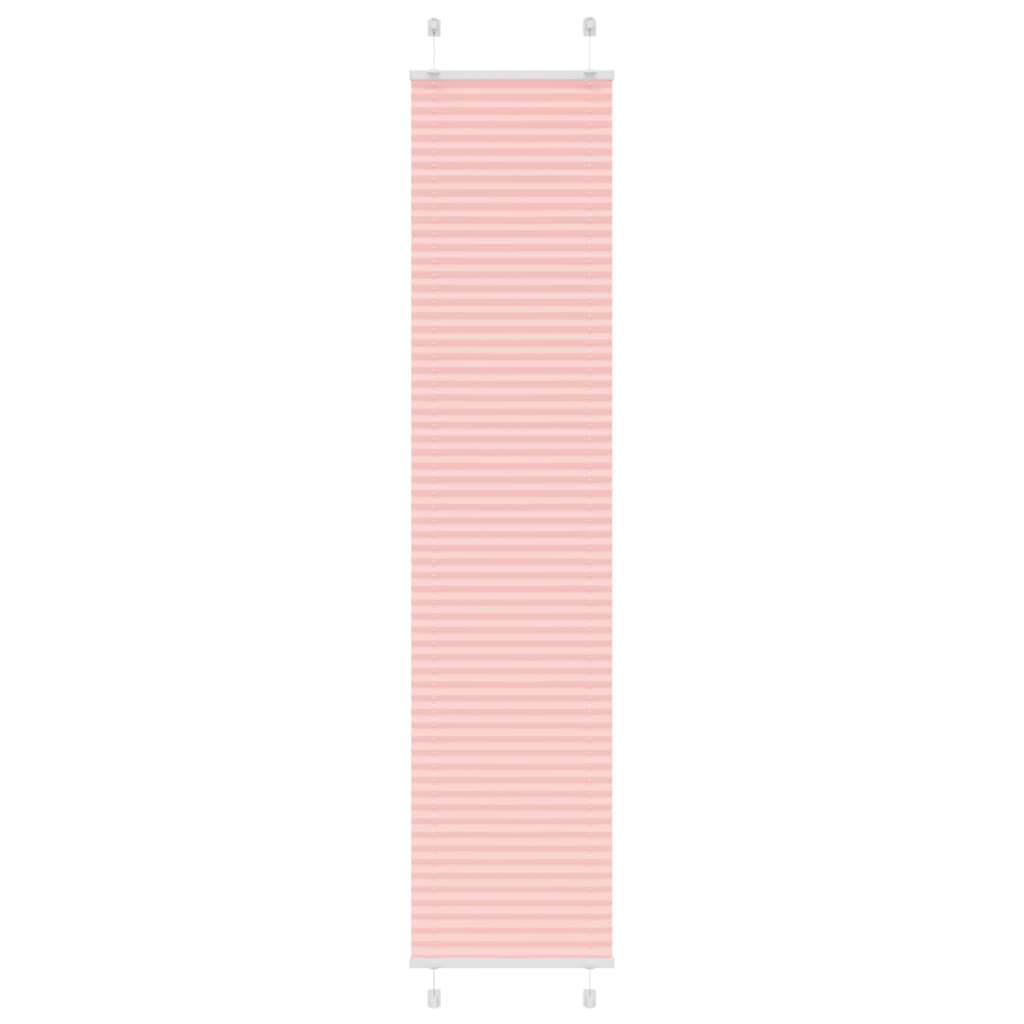 vidaXL Plissee Rosa 50x200 cm Stoffbreite 49,4 cm Polyester