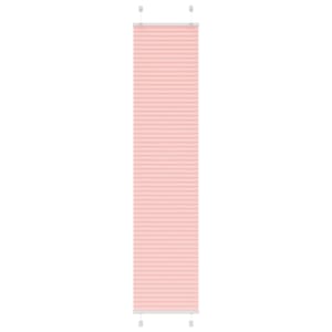 Plisirana zavesa roza 50x200 cm širina blaga 49,4 cm poliester