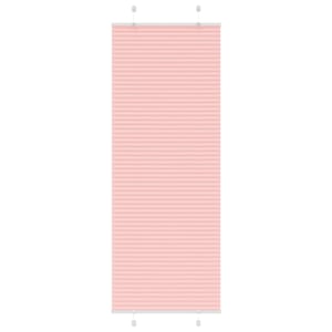 Plisirana zavesa roza 75x200 cm širina blaga 74,4 cm poliester
