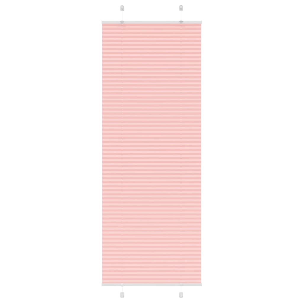 vidaXL Plisovaná roleta růžová 50x200 cm Šířka látky 49,4 cm Polyester