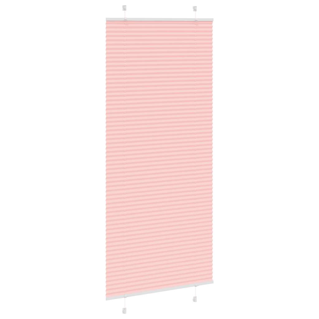 Thumbnail - vidaXL Plissee Rosa 85x200 cm Stoffbreite 84,4 cm Polyester