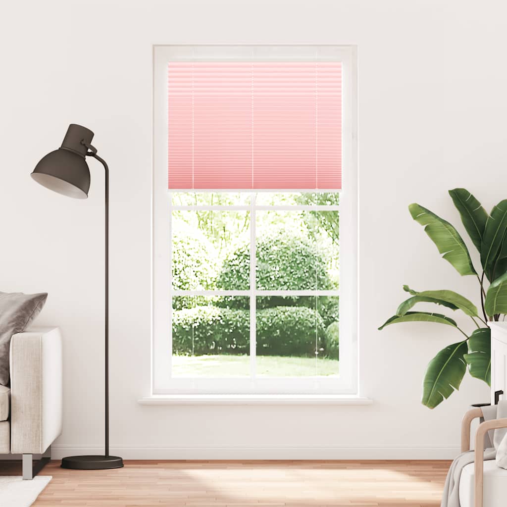 Thumbnail - vidaXL Plissee Rosa 105x200 cm Stoffbreite 104,4 cm Polyester