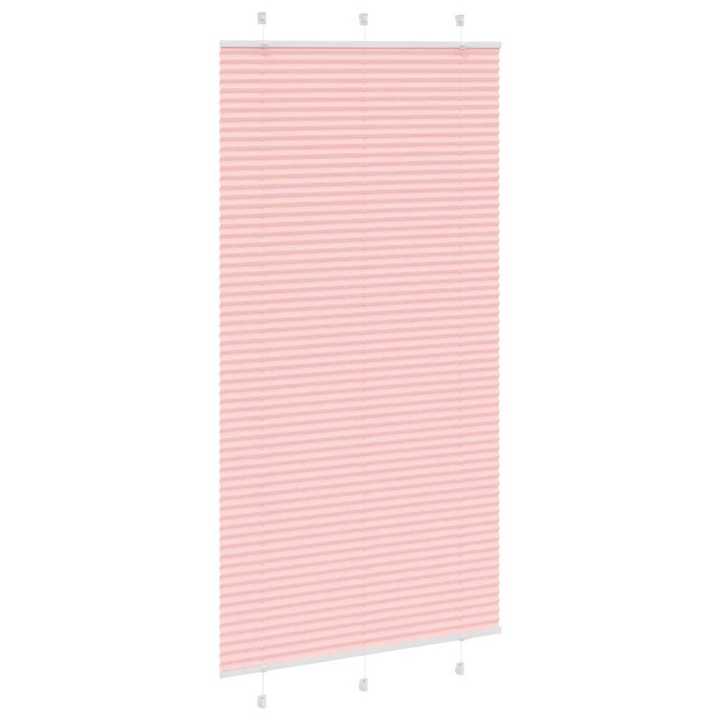 Thumbnail - vidaXL Plissee Rosa 105x200 cm Stoffbreite 104,4 cm Polyester