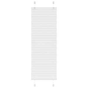 vidaXL plisseeritud ruloo valge 40x100 cm kanga laius 39,4 cm