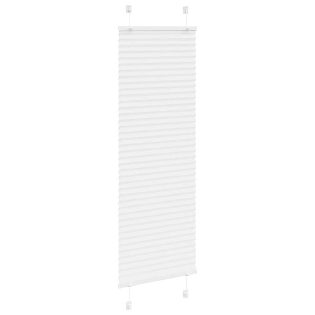 Thumbnail - vidaXL Plissee Weiß 45x100 cm Stoffbreite 44,4 cm Polyester