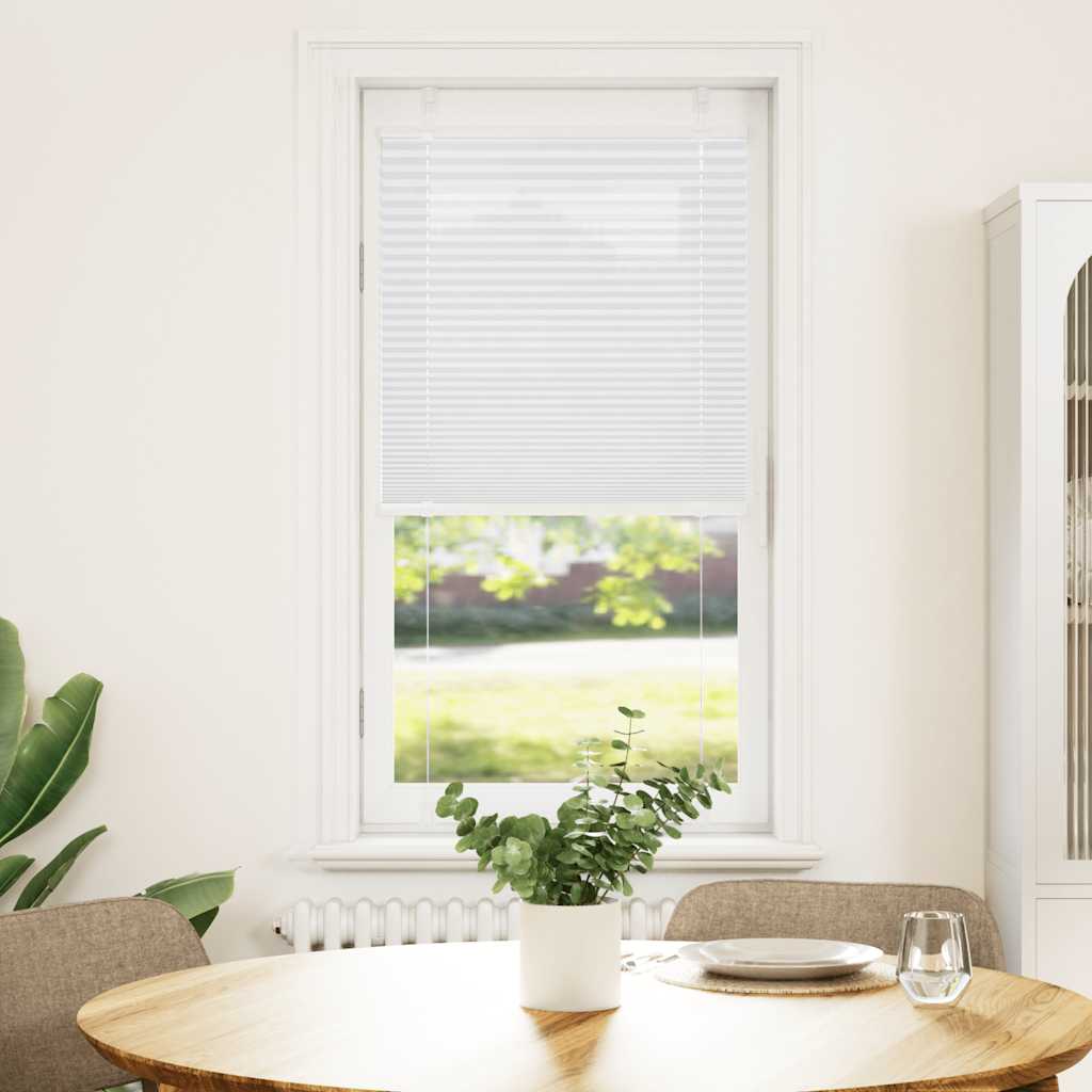 vidaXL laskostettu blind Valkoinen 55x100 cm Kankaan leveys 54,4 cm