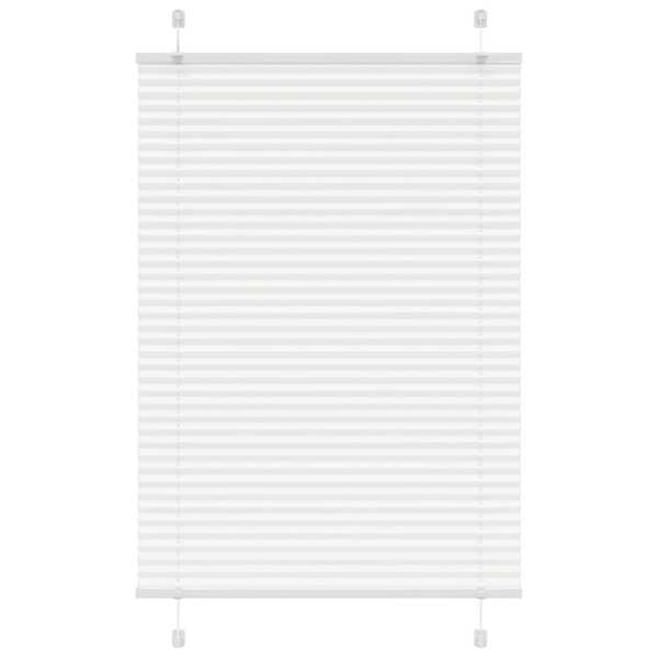 vidaXL plisseeritud ruloo valge 85x100 cm kanga laius 84,4 cm