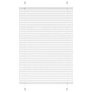 Plisirana žaluzija Bela 85x100 cm Širina tkanine 84,4 cm