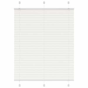 Plisirana žaluzija Bela 110x100 cm Širina tkanine 109,4 cm
