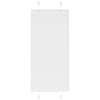 vidaXL plisseeritud ruloo valge 60x150 cm kanga laius 59,4 cm