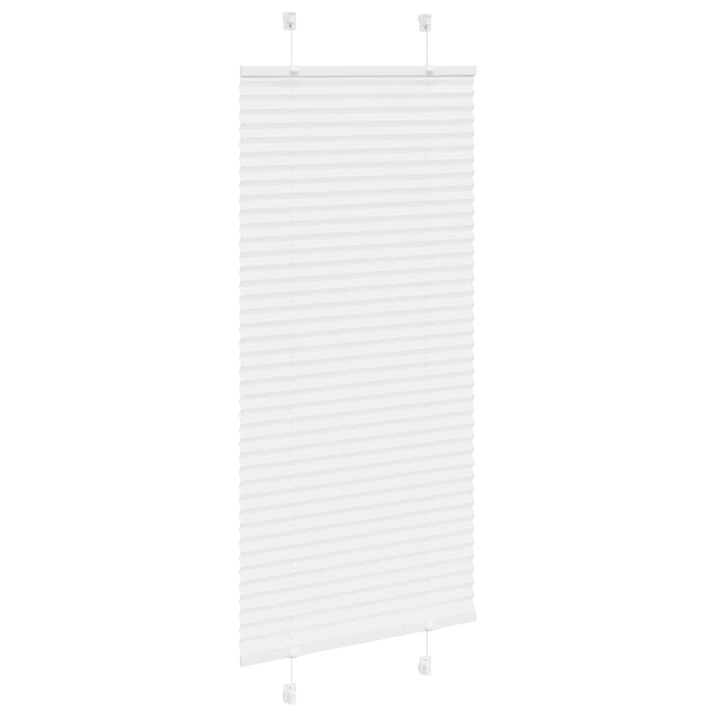 Thumbnail - vidaXL Plissee Weiß 65x150 cm Stoffbreite 64,4 cm Polyester