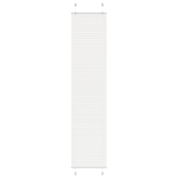 vidaXL plisseeritud ruloo valge 40x200 cm kanga laius 39,4 cm