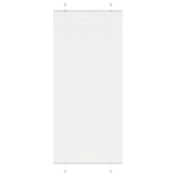 vidaXL plisseeritud ruloo valge 95x200 cm kanga laius 94,4 cm