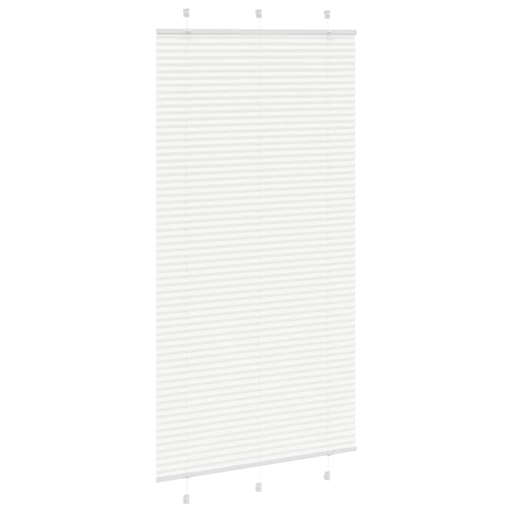 Thumbnail - vidaXL Plissee Weiß 105x200 cm Stoffbreite 104,4 cm Polyester