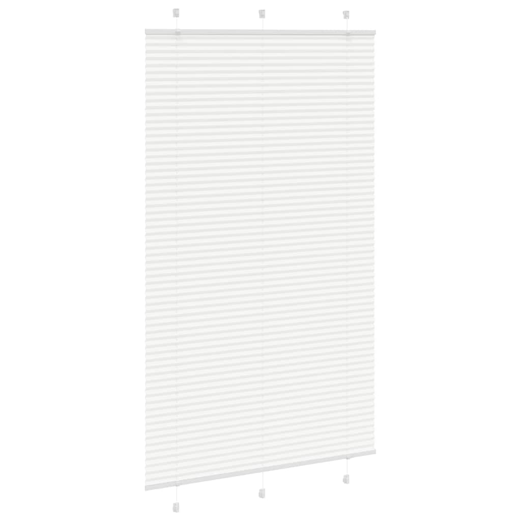 Thumbnail - vidaXL Plissee Weiß 115x200 cm Stoffbreite 114,4 cm Polyester