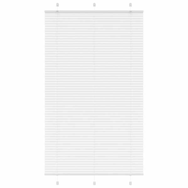 vidaXL plisseeritud ruloo valge 120x200 cm kanga laius 119,4 cm