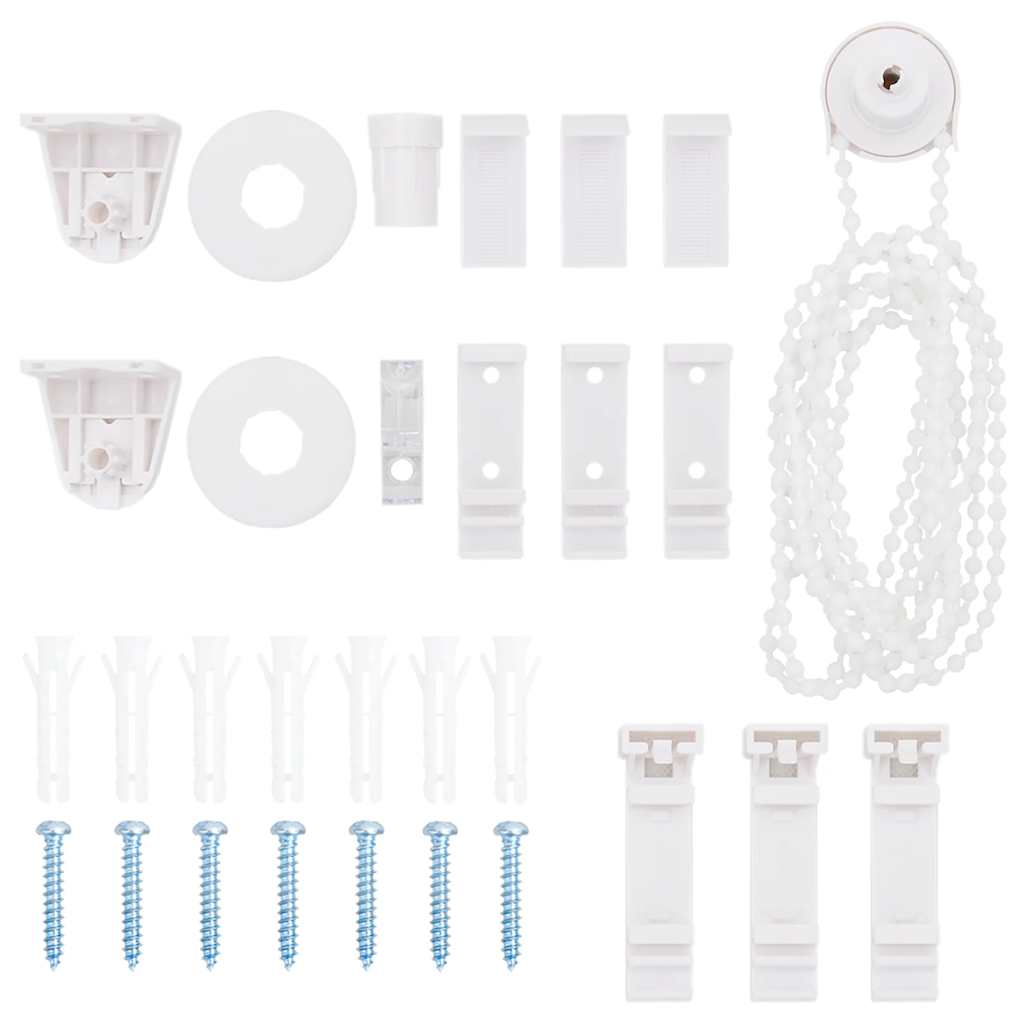vidaXL Rullegardinbeslag 30 stk 18 mm