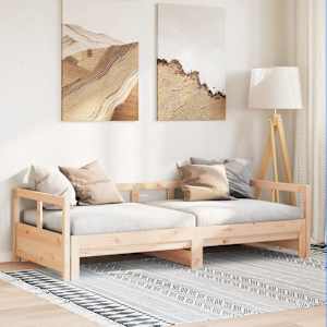Válenda bez matrace 80 x 200 cm masivní borovice