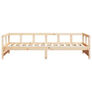 Válenda přírodní 90 x 200 cm masivní borové dřevo - obrázek 5