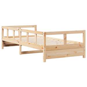 Válenda přírodní 90 x 200 cm masivní borové dřevo - obrázek 7