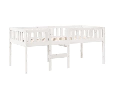 vidaXL Kinderbett ohne Matratze Wei&szlig; 75x190 cm Massivholz Kiefer
