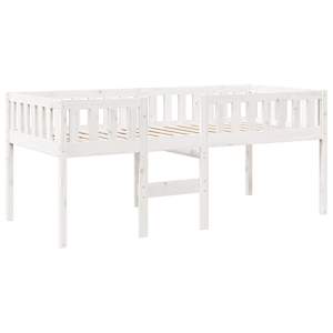 vidaXL Kinderbett ohne Matratze Wei&szlig; 75x190 cm Massivholz Kiefer