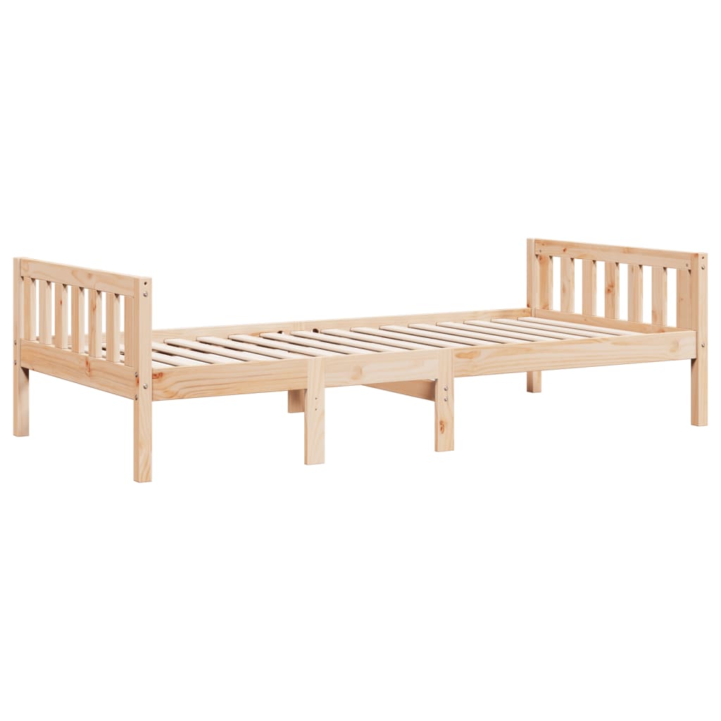 vidaXL Pat pentru copii fără saltea, 80x200 cm, lemn masiv de pin