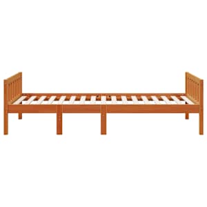 Dětská postel bez matrace voskově hnědá 75 x 190 cm borovice - obrázek 5