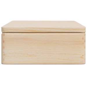 Dřevěná box s víkem 40x30x13 cm masivní borové dřevo - obrázek 6