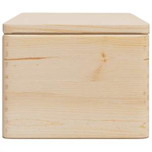 Dřevěná box s víkem 40x30x23 cm masivní borové dřevo - obrázek 6