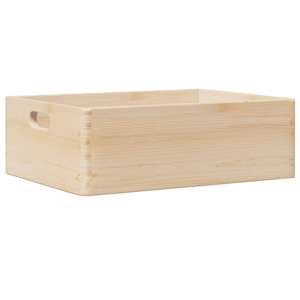 Dřevěná box s úchytkami 40x30x13 cm masivní borové dřevo - obrázek 6