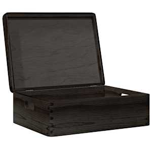 Dřevěná box s víkem a držadly 40x30x13 cm masivní borové dřevo - obrázek 5