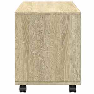 Skříňka na kolečkách dub sonoma 72x33x42,5 cm kompozitní dřevo - obrázek 6