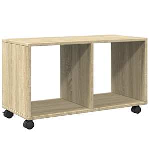 Skříňka na kolečkách dub sonoma 72x33x42,5 cm kompozitní dřevo - obrázek 7