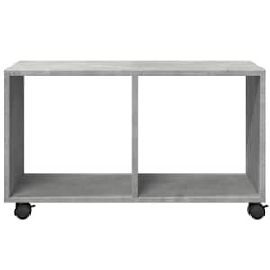 Skříňka na kolečkách betonově šedá 72x33x42,5 cm kompozit - obrázek 5