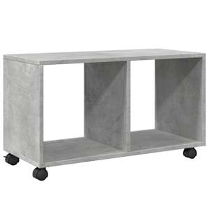 Skříňka na kolečkách betonově šedá 72x33x42,5 cm kompozit - obrázek 7