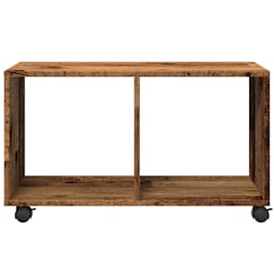 Skříňka na kolečkách old wood 72x33x42,5 cm kompozitní dřevo - obrázek 5