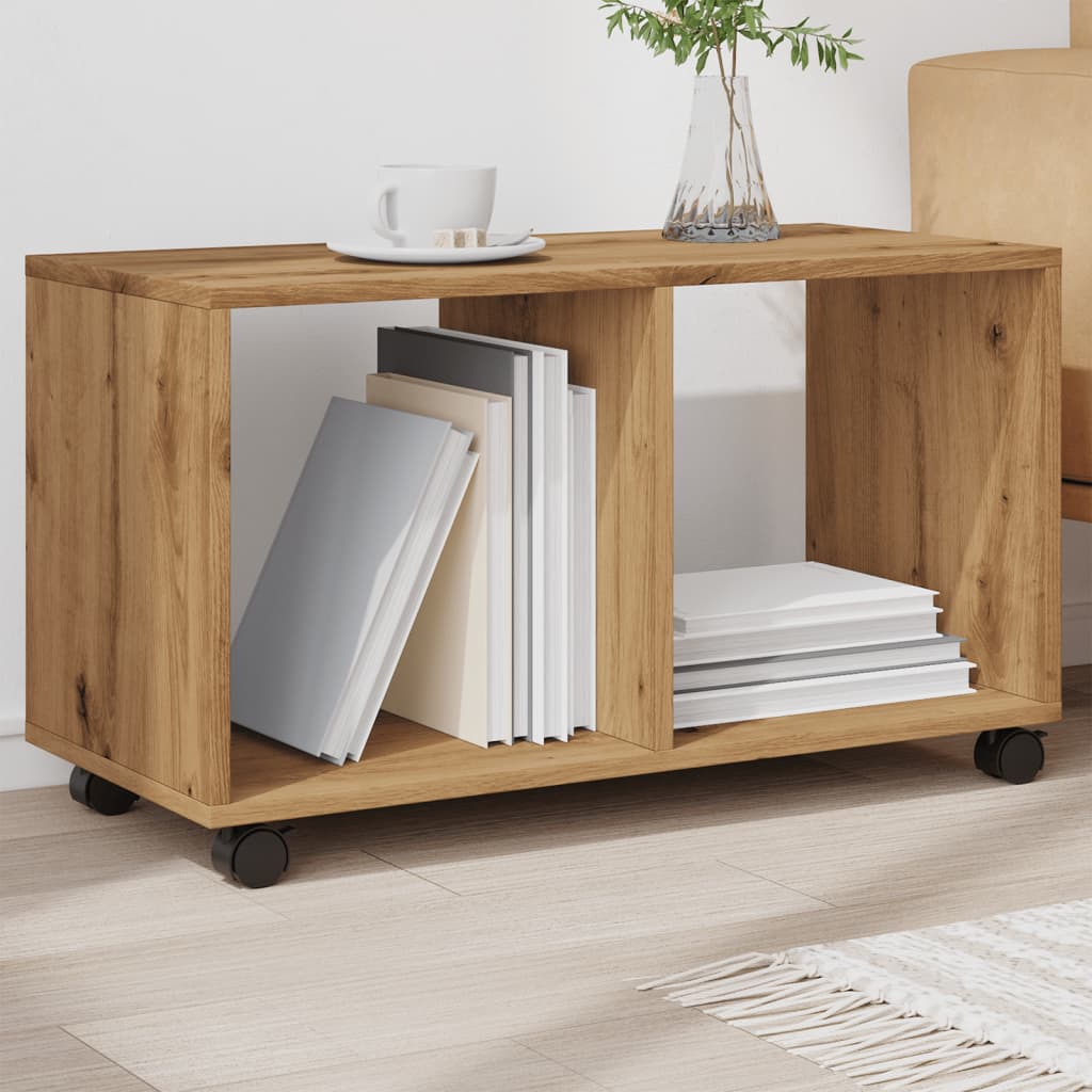 vidaXL Rollschrank Artisan-Eiche 72x33x42,5 cm Holzwerkstoff