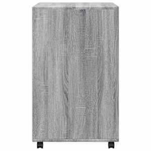 Skříňka na kolečkách šedá sonoma 60x48x81 cm kompozitní dřevo - obrázek 5